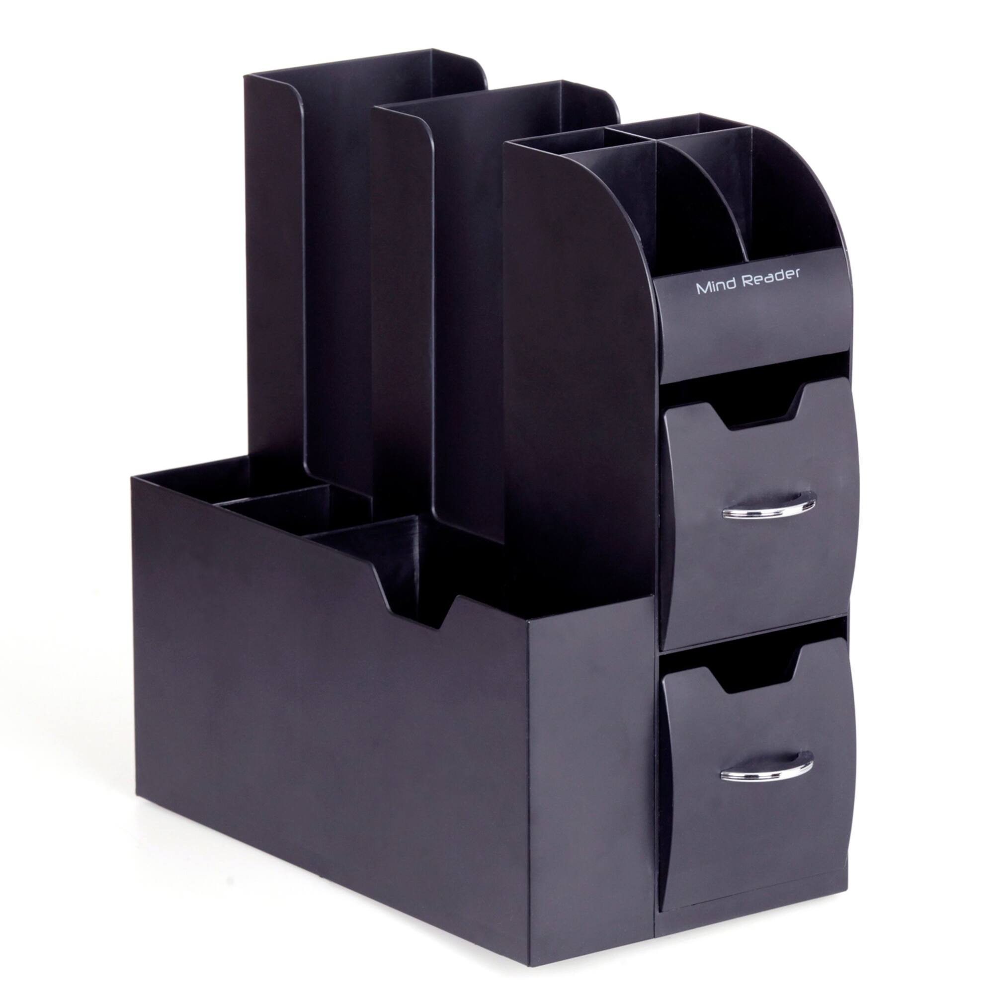 Mind Reader Black Coffee Caddy Condiment Storage Organizer